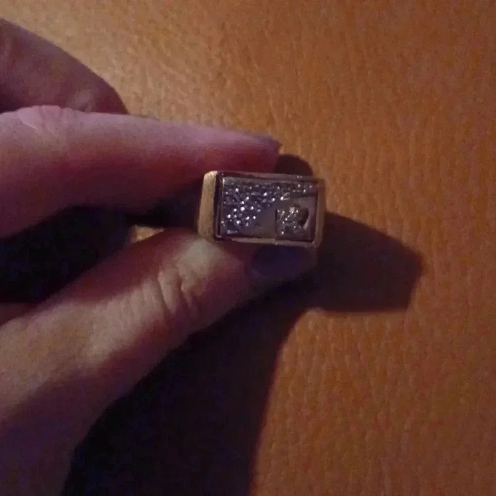 Gold plated men's ring